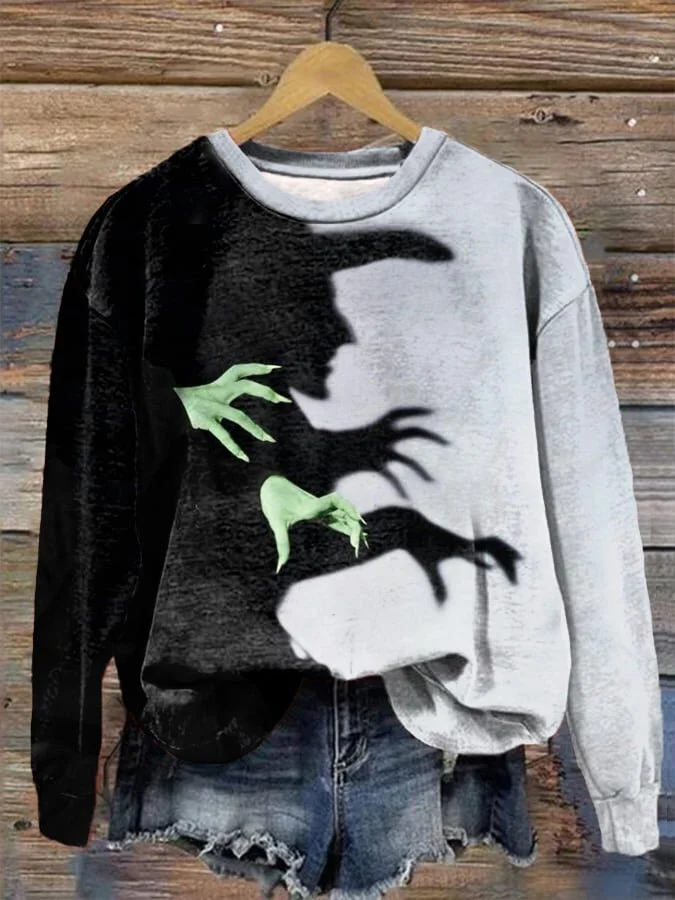 Women's Wicked Witch of the West Art Print Sweatshirt