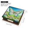 (US Local)Butterfly PU Diamond Painting Notecard Box Contains 150 Sheets of Paper