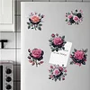 (US Only)6Pcs Acrylic Rose DIY Diamond Painting Magnets Kit for Art Crafts Gift