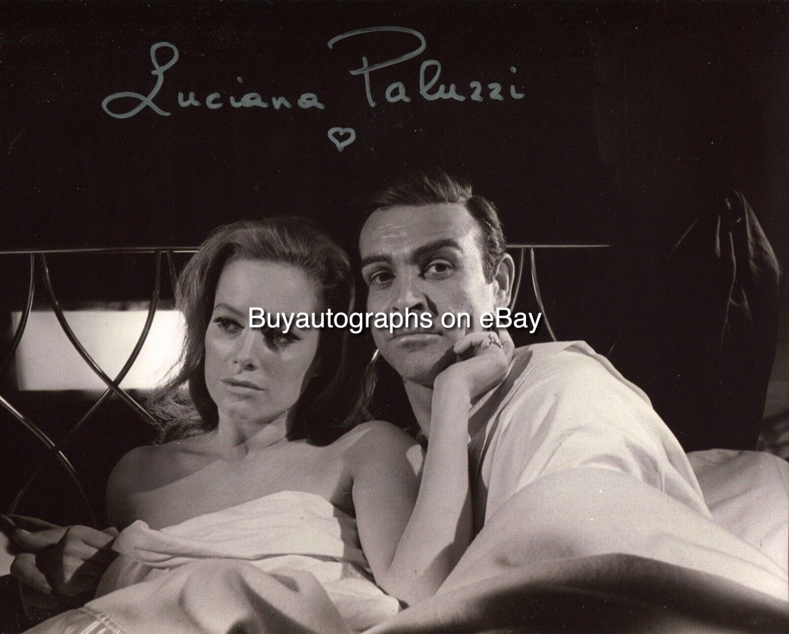 007 Bond girl Luciana Paluzzi signed THUNDERBALL movie Photo Poster painting No8