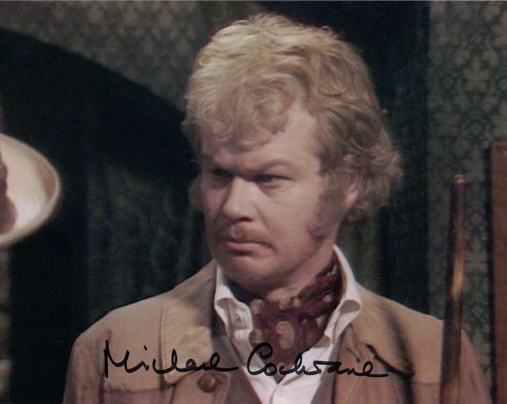 MICHAEL COCHRANE - Redvers Fenn- Cooper in Ghostlight Doctor Who hand signed pic