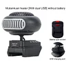 170W Electric Heater Fan Battery Powered Thermostat Space Heater for Home Office