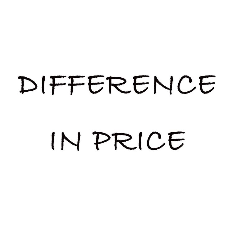 Difference in Price