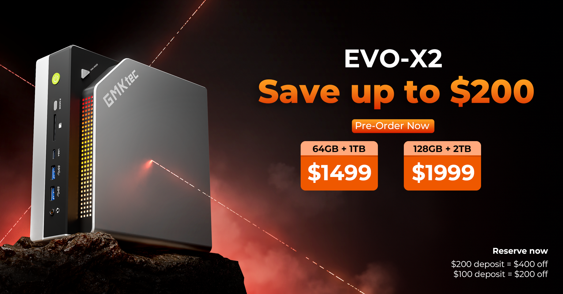 🚀 GMKtec EVO-X2 AI Mini PC | AMD Ryzen™ AI Max+ 395 - Pre-Sale LIVE Now!