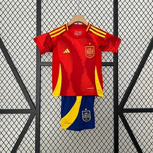 2024 Spain Home Football Shirt 1:1 Thai Quality Kids Size