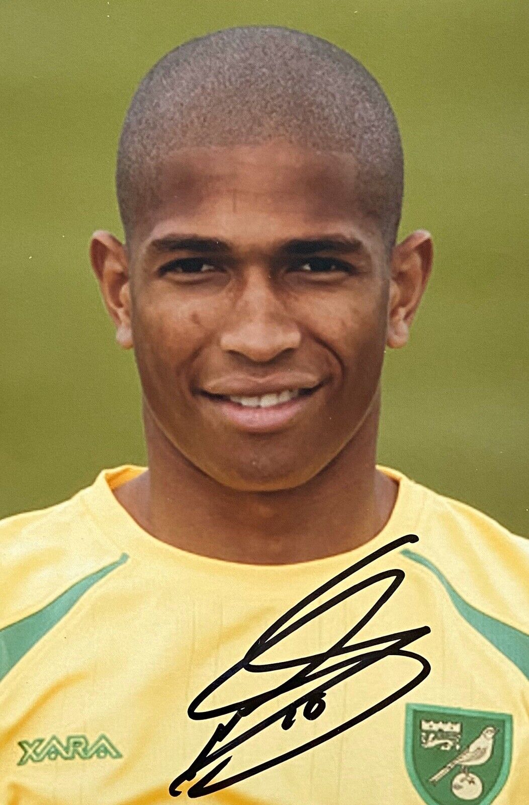 Simeon Jackson Hand Signed 6X4 Photo Poster painting - Norwich City