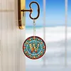 >SALE<A-Z 26 Letters Double Sided Special Shape Diamond Painting Keychain Pendant (W)