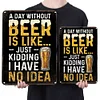 Beer - Vintage Metal Signs - 20*30cm/30*40cm - Warning