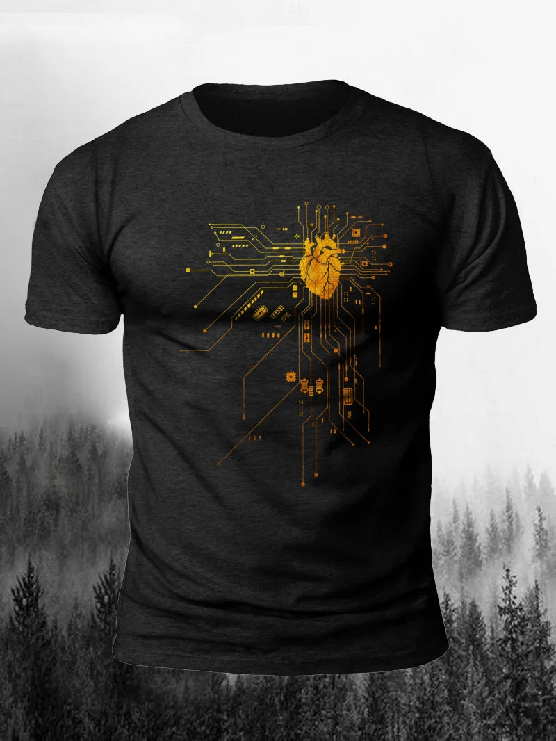 Men's Linear Support Life Short-Sleeved Shirt
