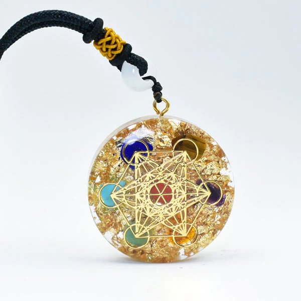 Chakra Orgonite Pendant