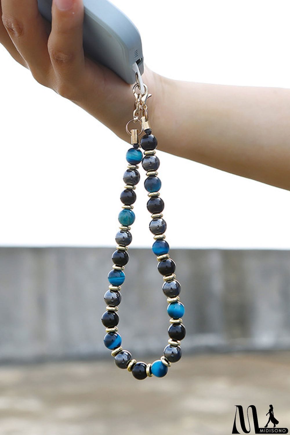 MidiSono - Natural Stone Beads Key Chain