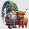 Christmas Yak Gnome-11CT Stamped Cross Stitch 50*50cm/19.69*19.69in