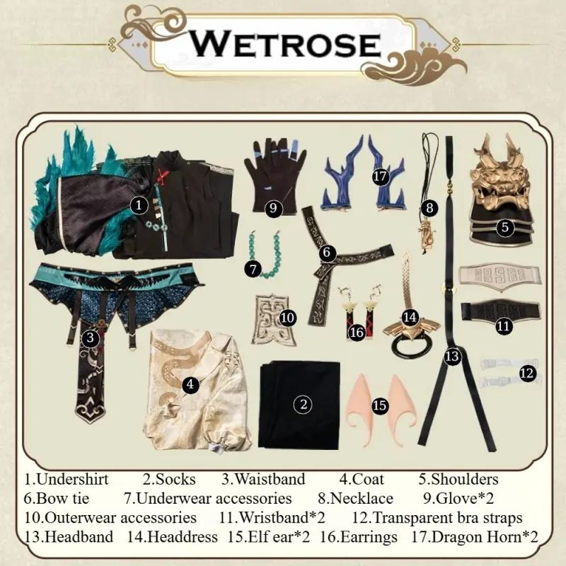 [Wetrose] Pre-Order Arknights Ling Fang Qiujuan Game Outfit Cosplay Costume 