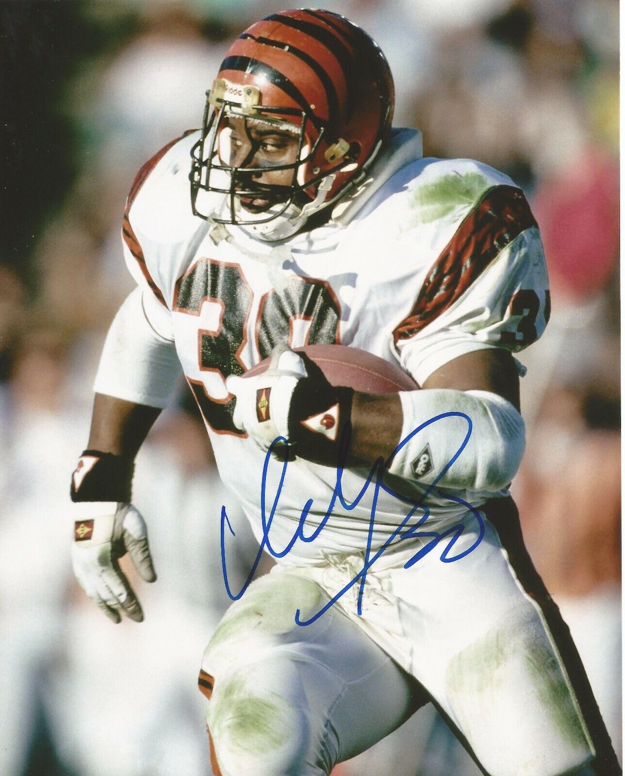 ICKEY WOODS SIGNED CINCINNATI BENGALS 8x10 Photo Poster painting #3 - w/COA