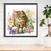 Diamond Painting-DIY Crystal Rhinestone Cat in The Nest