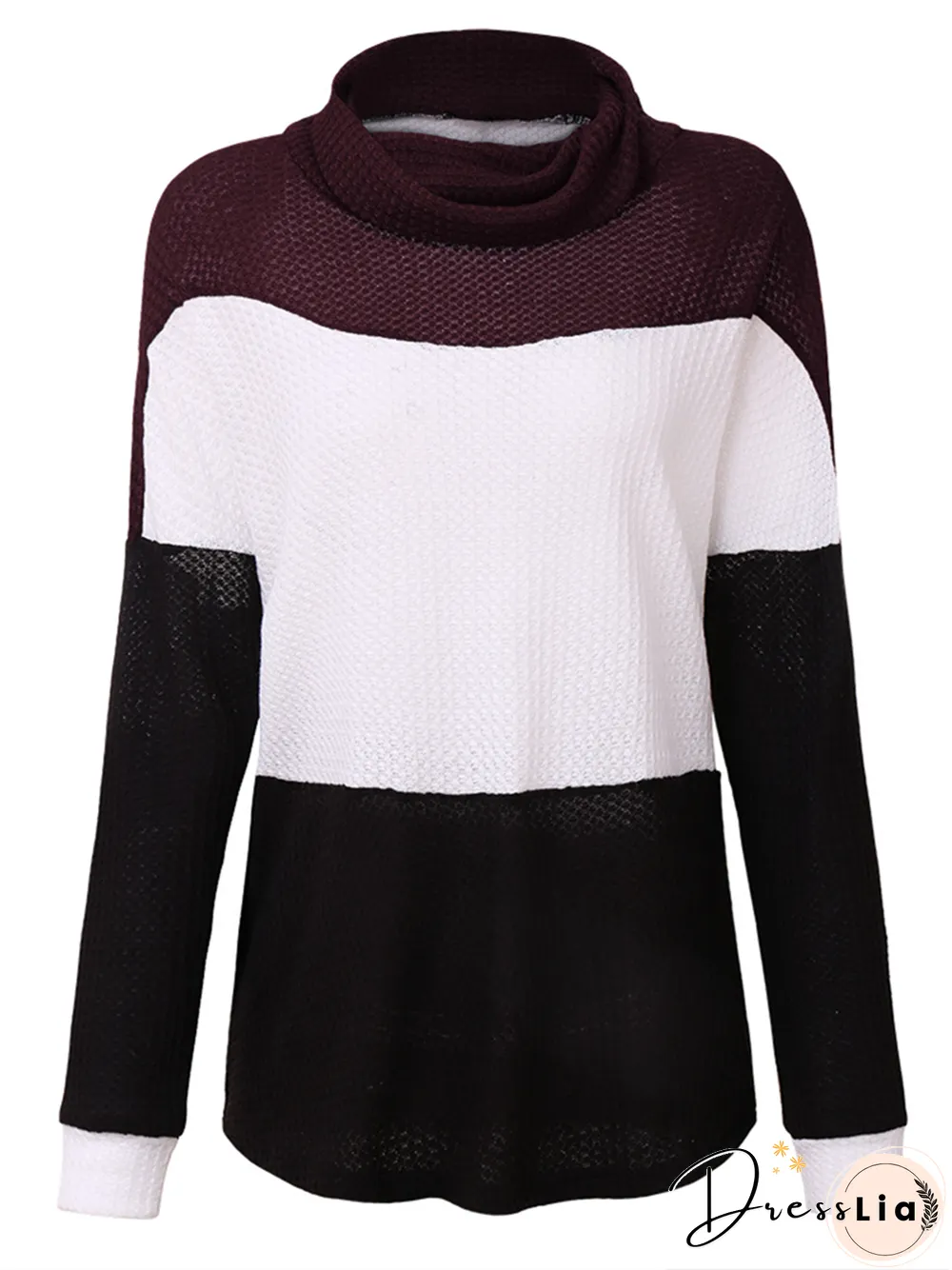 Long Sleeve Casual Stripes Sweater