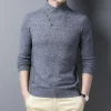 Men's High Neck Button Cardigan Casual Sweater