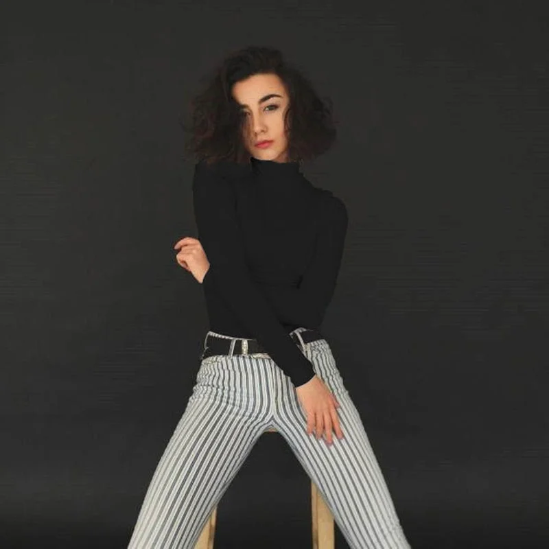 Winter Bodysuit women Long Sleeve jumpsuit Turtleneck Shirt Plus velvet sexy Pure cotton Y2K Solid color High Waist  body