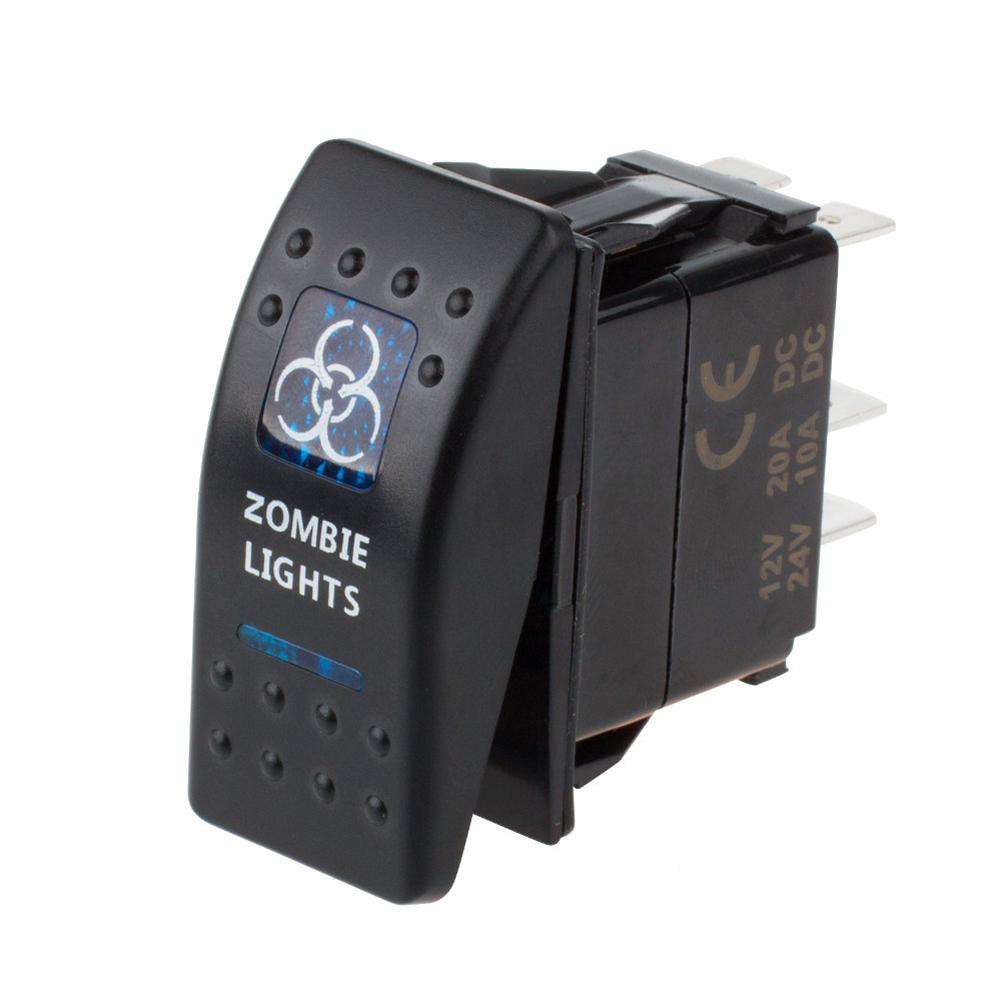 

5-pin dual in blue light ON-OFF Rocker Switch-001914, 501 Original