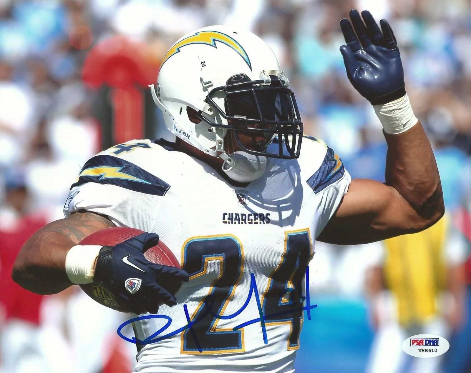 Ryan Mathews Signed Chargers 8x10 Photo Poster painting PSA/DNA COA Football Picture Autograph 2