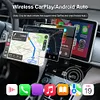 2 in 1 Wireless CarPlay Android Auto Adapter Plug & Play for Factory Wired Cars