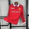 Retro 1998-99 Long-Sleeved Manchester United Soccer Jersey Home