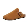 Women's Birken Outer Wear Leather Boston Slippers