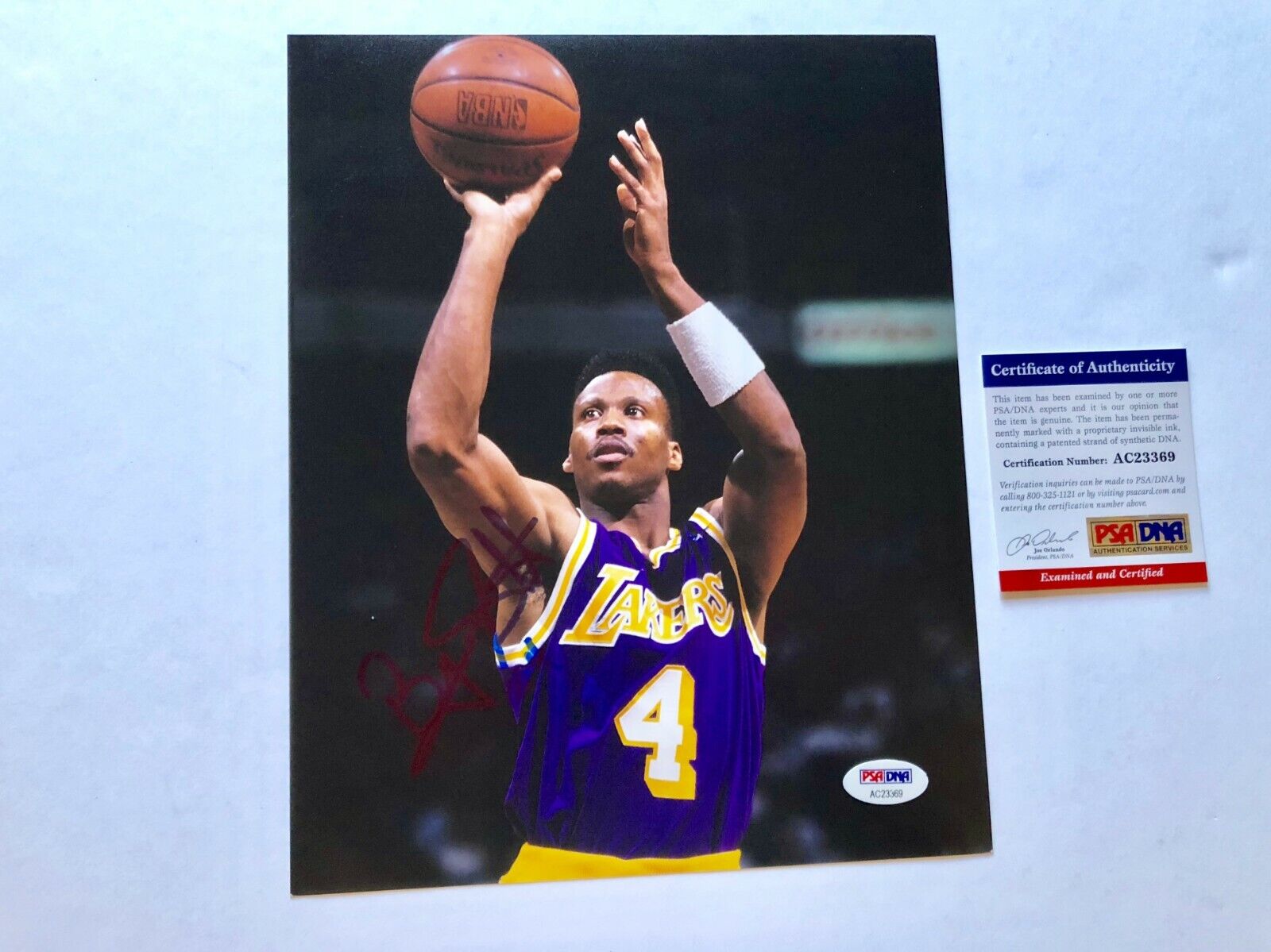 Byron Scott Hot! signed autographed Lakers Magic 8x10 Photo Poster painting PSA/DNA coa