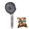 Ionic Filter Shower Head with Mineral Stone Balls for Remove Chlorine (Black)