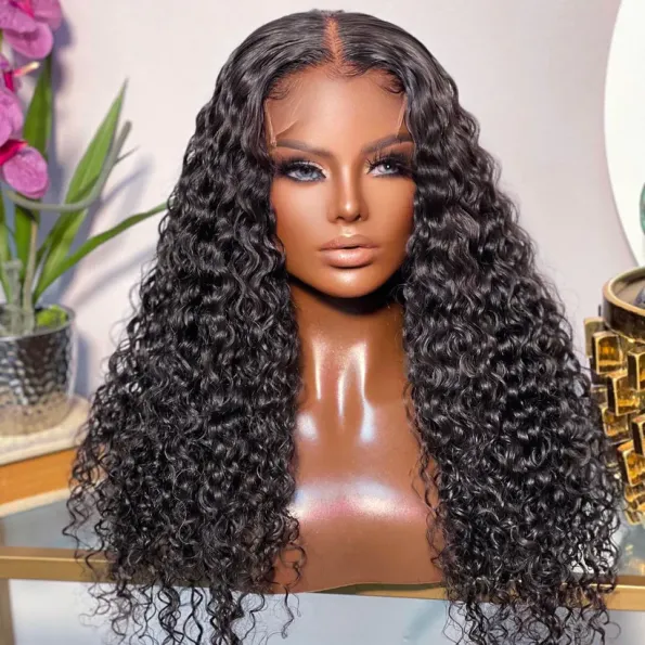 Wignee Deep Wave 200% Density 4x4 5x5 HD Lace Cloure Human Hair Wigs Wignee hair