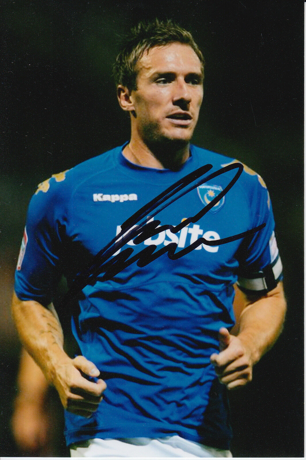 PORTSMOUTH HAND SIGNED LIAM LAWRENCE 6X4 Photo Poster painting 1.