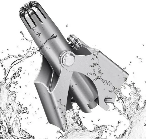 portable manual nose ear hair trimmer