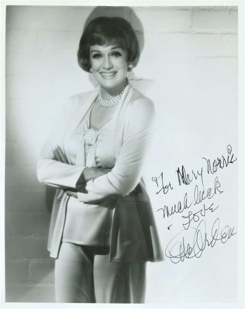 Lovely EVE ARDEN Signed Photo Poster painting