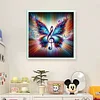 Colorful Musical Butterfly-11CT Stamped Cross Stitch 40*40cm