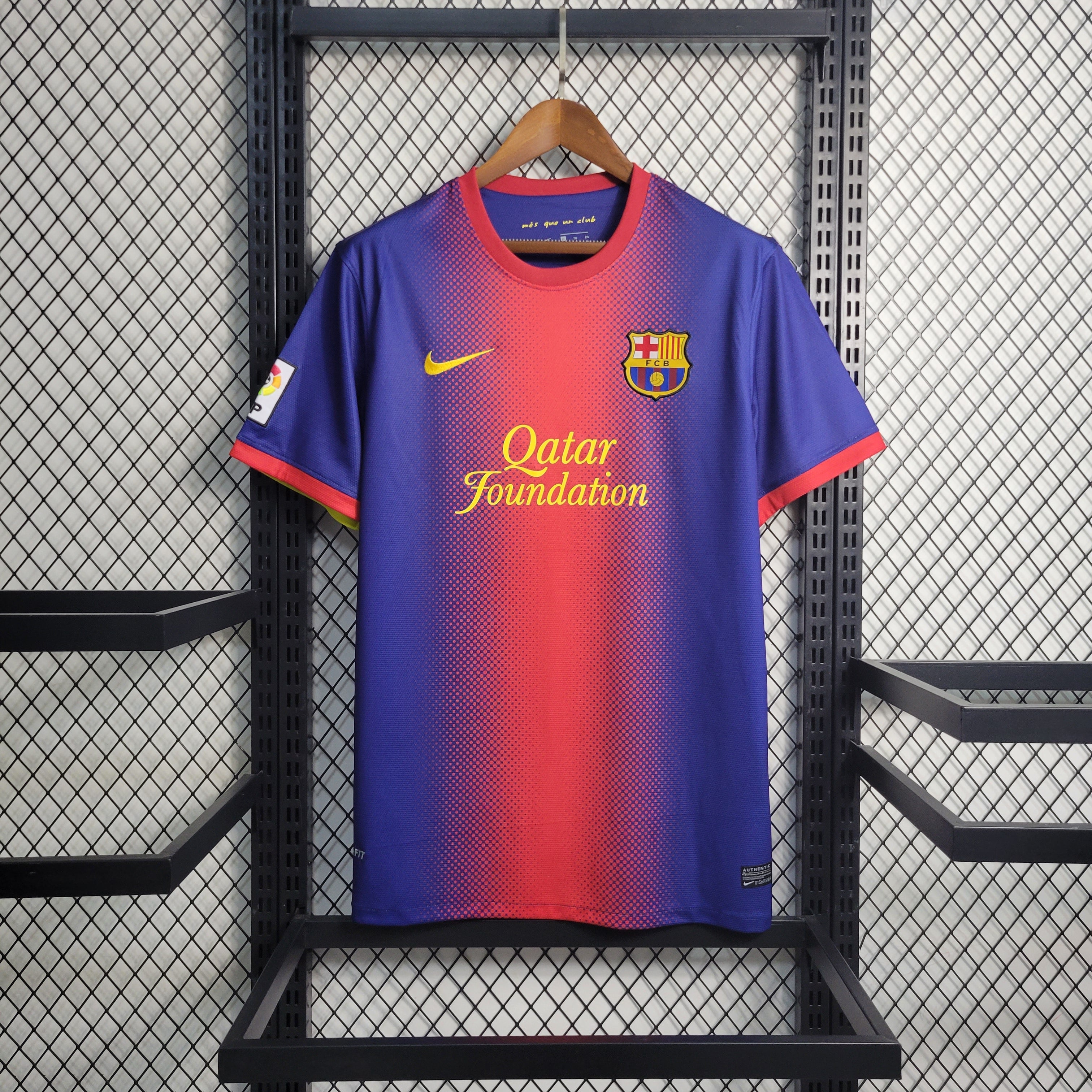 Maillot Retro FC Barcelone 2012 2013 Maillot De Fou, site maillot de foot pas cher
