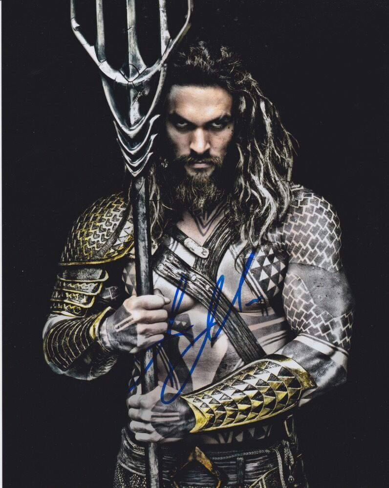 Jason Momoa (Superman Justice League) signed 8X10 Photo Poster painting