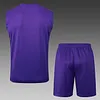 2025/2026 Real Madrid Pre-Match Training Black Vest+Shorts Football1:1 Thai Quality