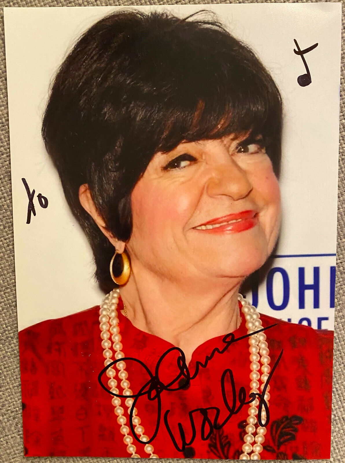 Jo Anne Worley Signed In-Person 5x7 Color Photo Poster painting - Authentic, RARE, Laugh In