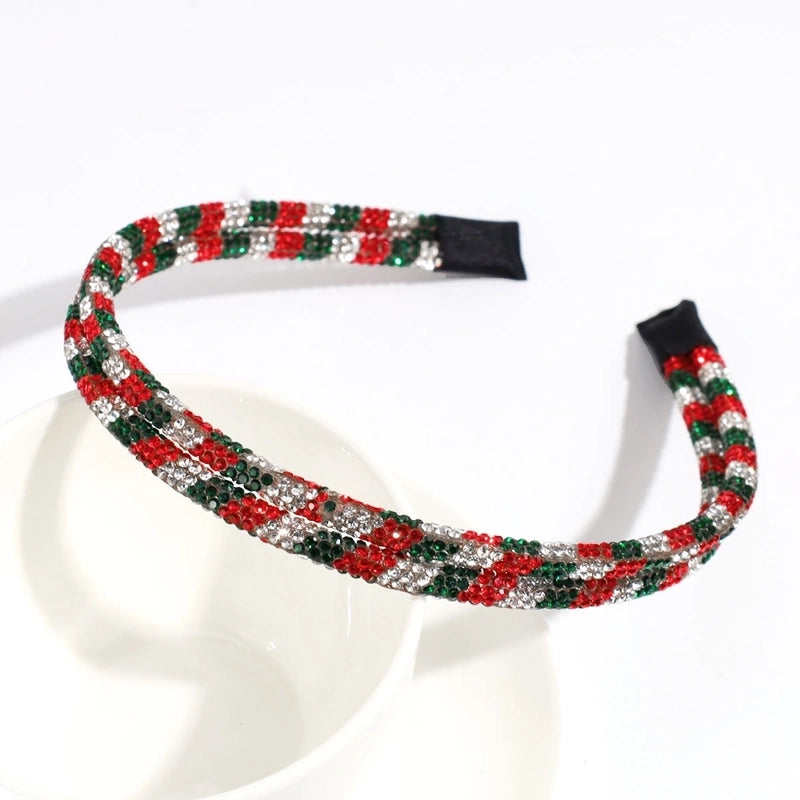 Women’s Vacation Minimalist Multicolor Rhinestone Inlay Rhinestones Hair Band