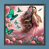 Diamond Painting -DIY Round Drill Elegant Beauty(40x40cm)