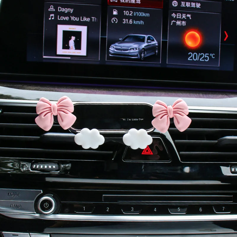 Cute Car Phone bracket air outlet gravity support navigation Stand