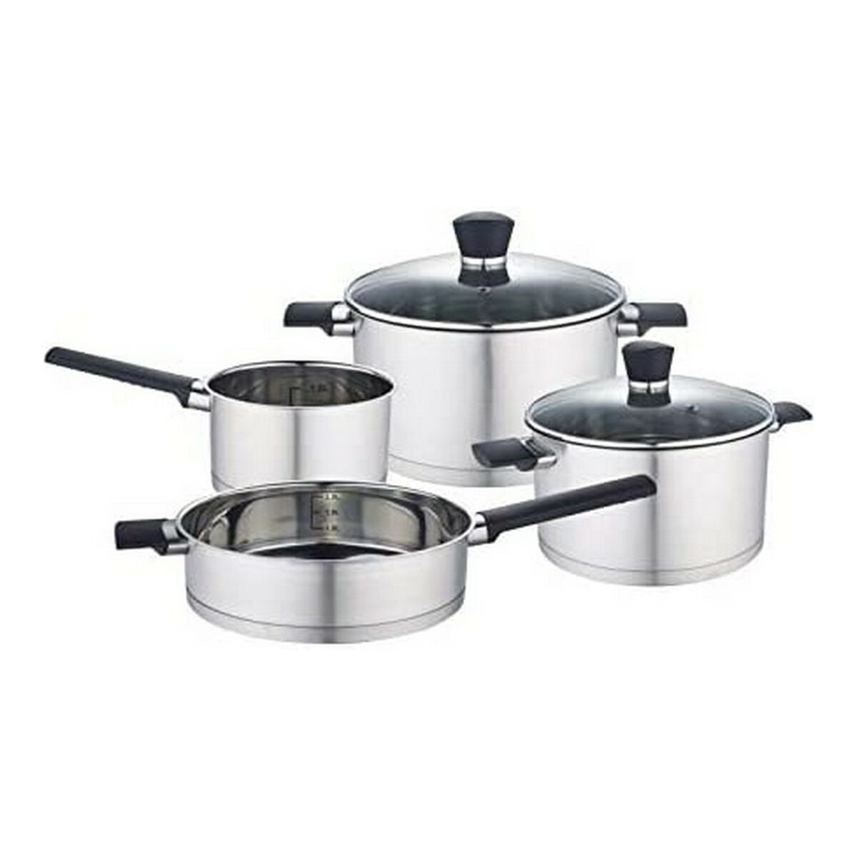 Cookware Baumalu Onyx Crystal Stainless steel 6 Pieces