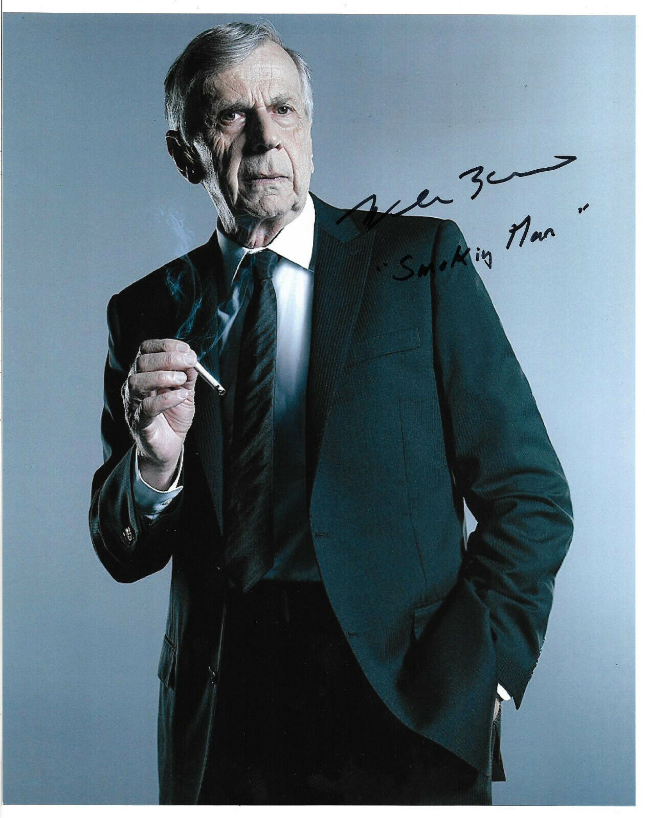 William B. Davis Authentic Signed 8x10 Photo Poster painting Autographed, X-Files, Smoking Man