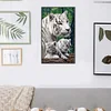 Bead Embroidery - Full Printed 9CT Tigers(35x58 CM)
