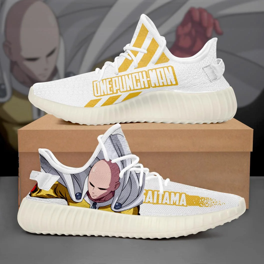 Kingofallstore - Saitama YZ Shoes One Punch Man Custom Anime Sneakers
