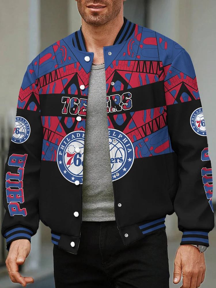 Philadelphia 76ers Limited Edition Full-Snap Casual Jacket
