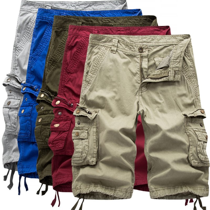 Men's Work Clothes Multi Pocket Pants