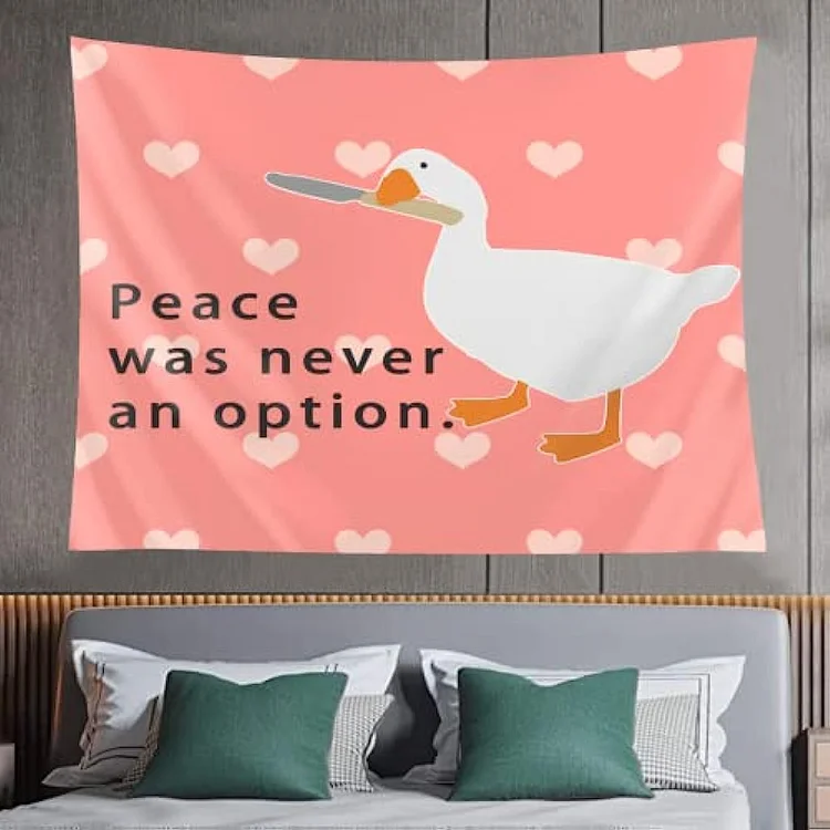 Funny Memes Tapestry Wall Hanging Room Decor Fabric Wall Art Tapestry for Bedroom Decoration Aesthetic Background