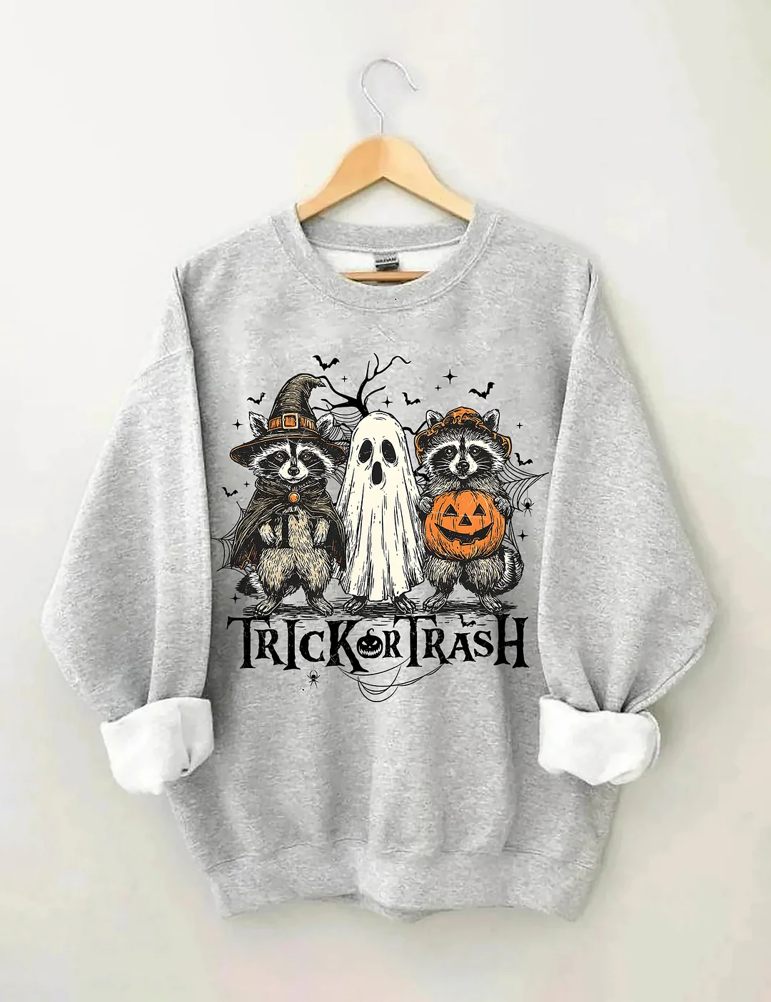 Boo Ghost Racoon Feral Sweatshirt