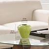 Retro Strawberry Vase Ceramic Ornaments Living Room High Value Light Luxury High-end Creative Exquisite Flower Arrangement Hydroponic Green Plants